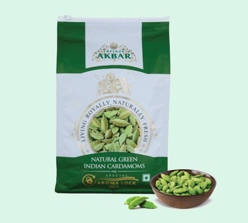 هل سبز اکبر در مشهد؛ عطر دلپذیر بسته بندی وکیوم شده green cardamom