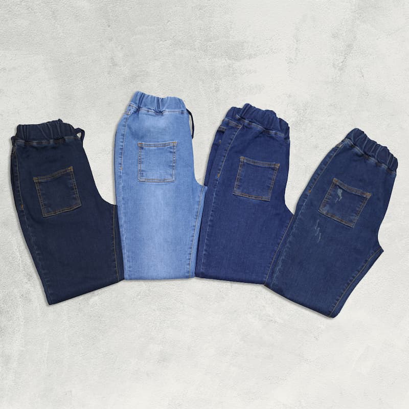 شلوار لی زنانه ارزان؛ ضخیم محکم 3 نوع راسته دمپا پاکتی