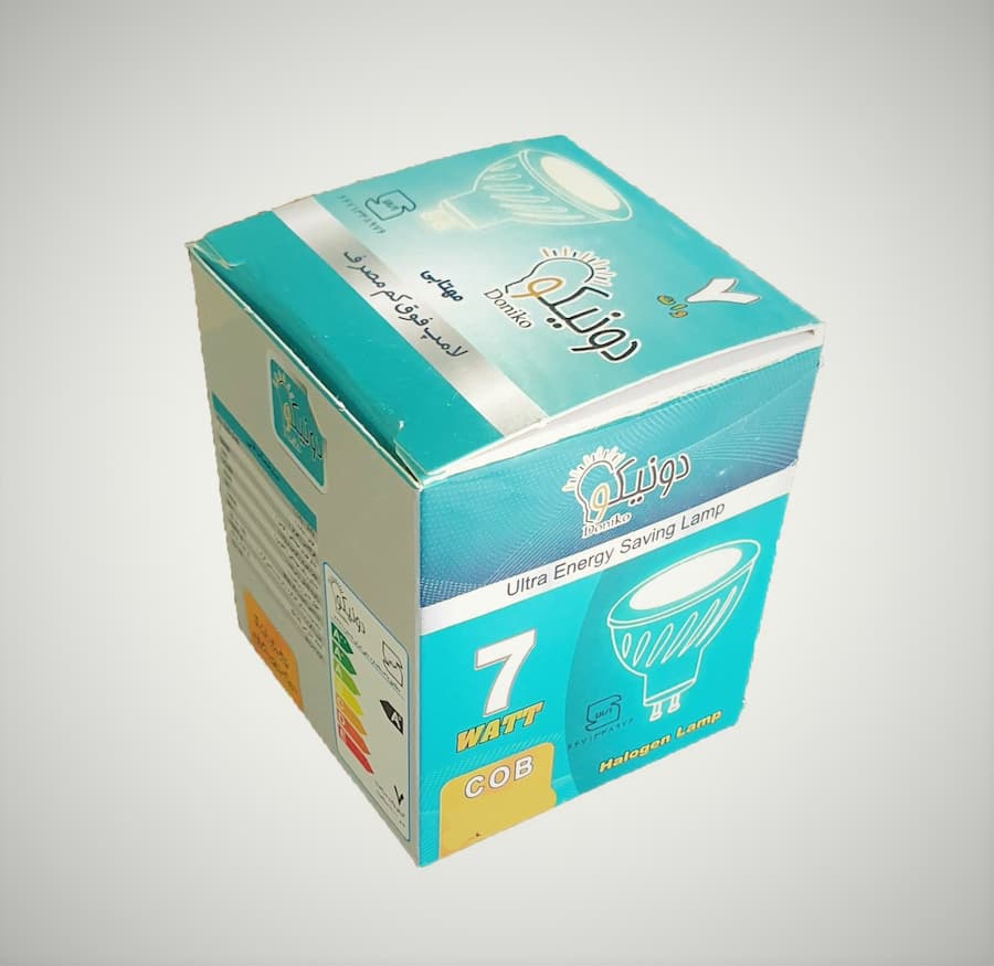 لامپ هالوژن دونیکو؛ نداشتن مواد مضر بسته بندی (تکی تعداد بالا)