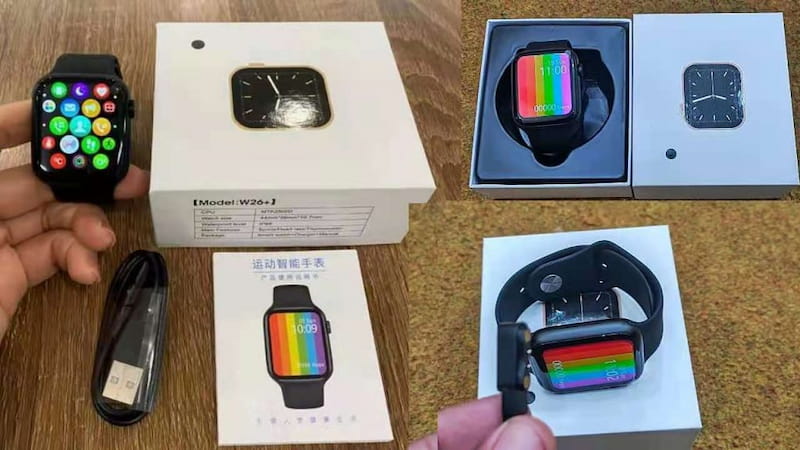 ساعت هوشمند w26 plus ضد آب سبک نمایش ضربان قلب