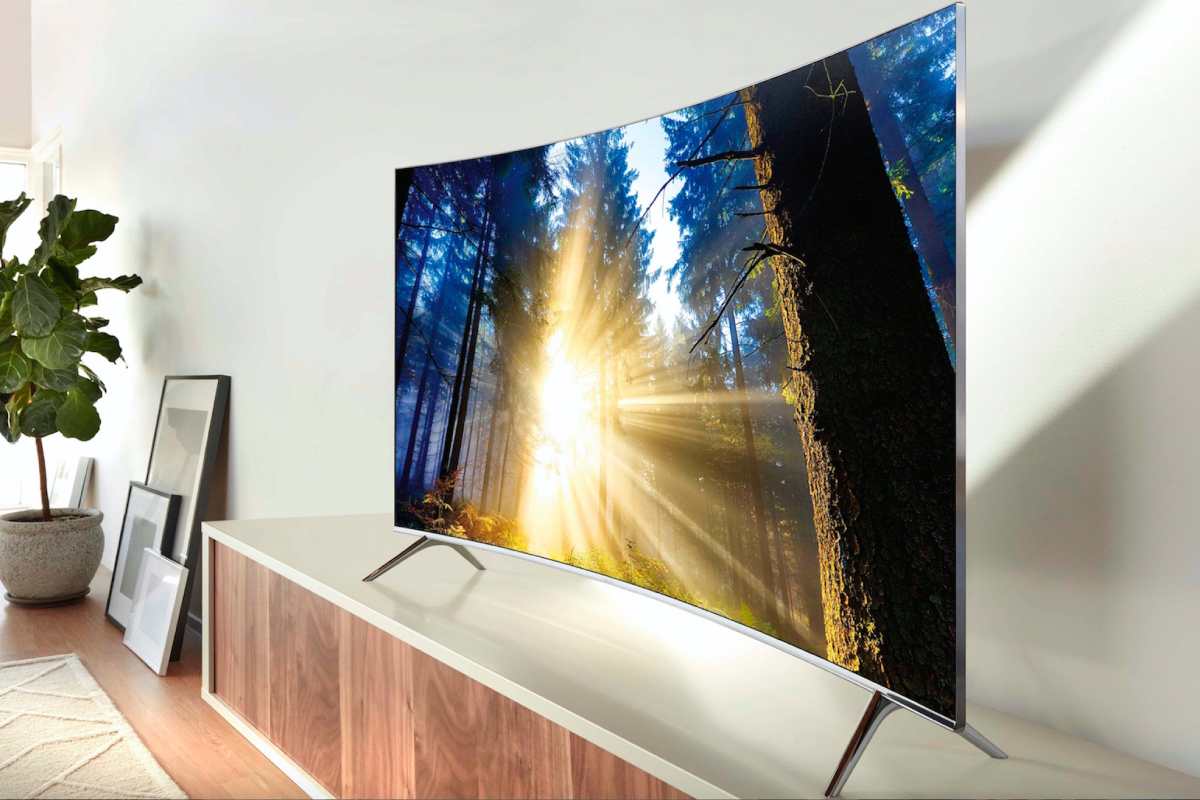 تلویزیون سامسونگ 49 اینچ خمیده (نمایشگر) وضوح تصویر 4K