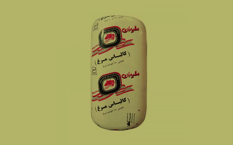 سوسیس و کالباس مفیدان، پپرونی 2 طعم دودی ساده ترکیبات (نمک ادویه آرد)