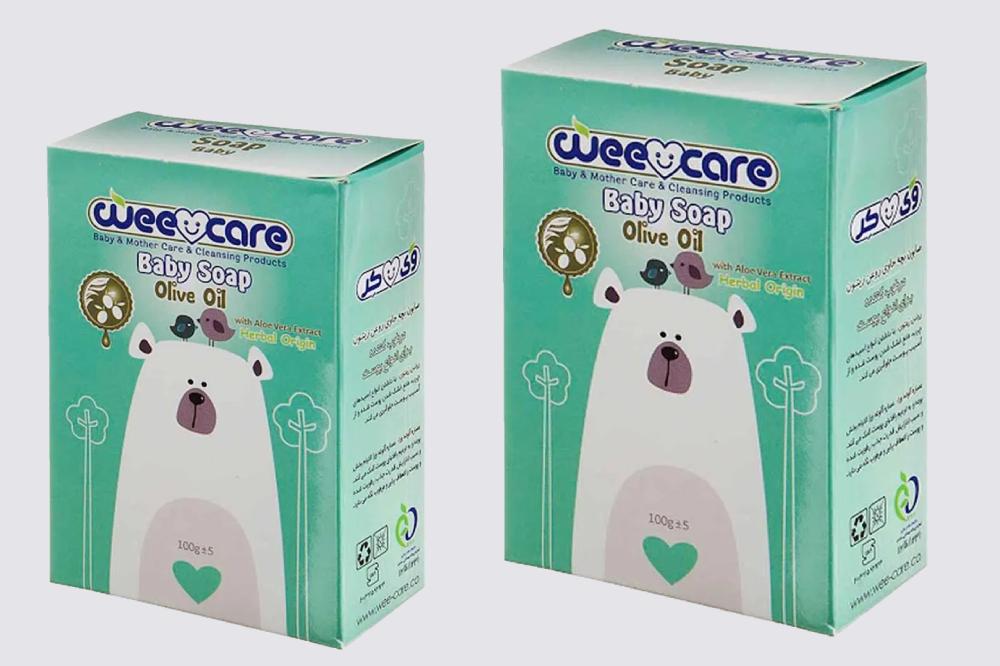 صابون بچه وی کر soap گیاهی مدل عروسکی مناسب پوست حساس
