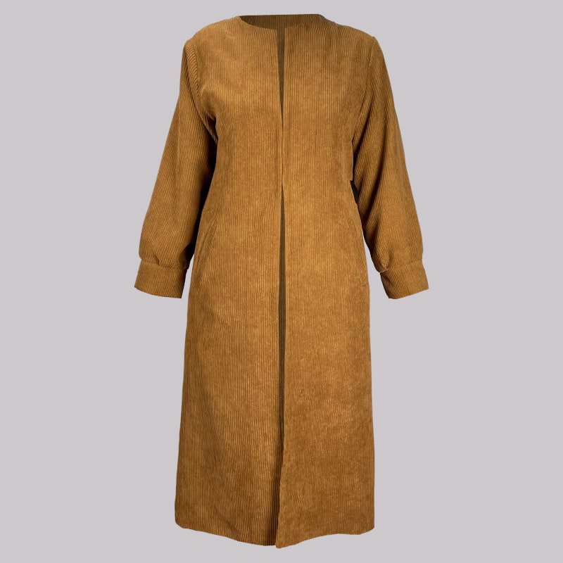 پالتو زنانه کبریتی؛ نازک ضخیم 4 رنگ (کرم شتری طوسی دودی)