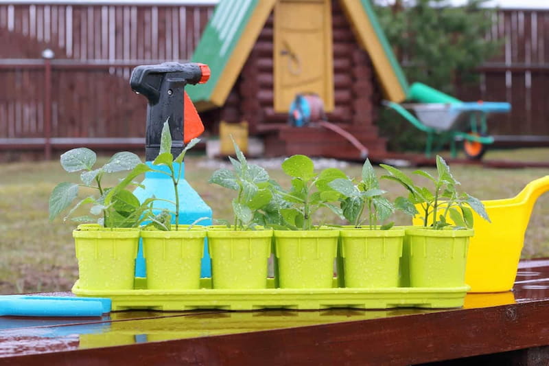 گلدان پلاستیکی بازیافتی؛ سبک مناسب رشد گیاه حفظ رطوبت گیاه