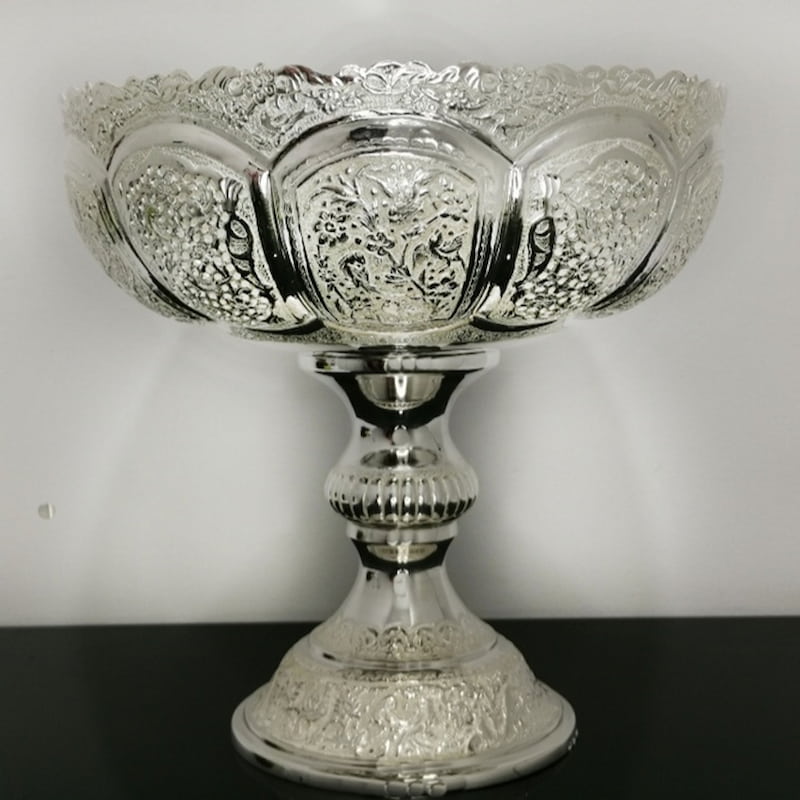 وسایل دکوری نقره decoration Furniture قلم زنی حکاکی بدون خرابی شستشو