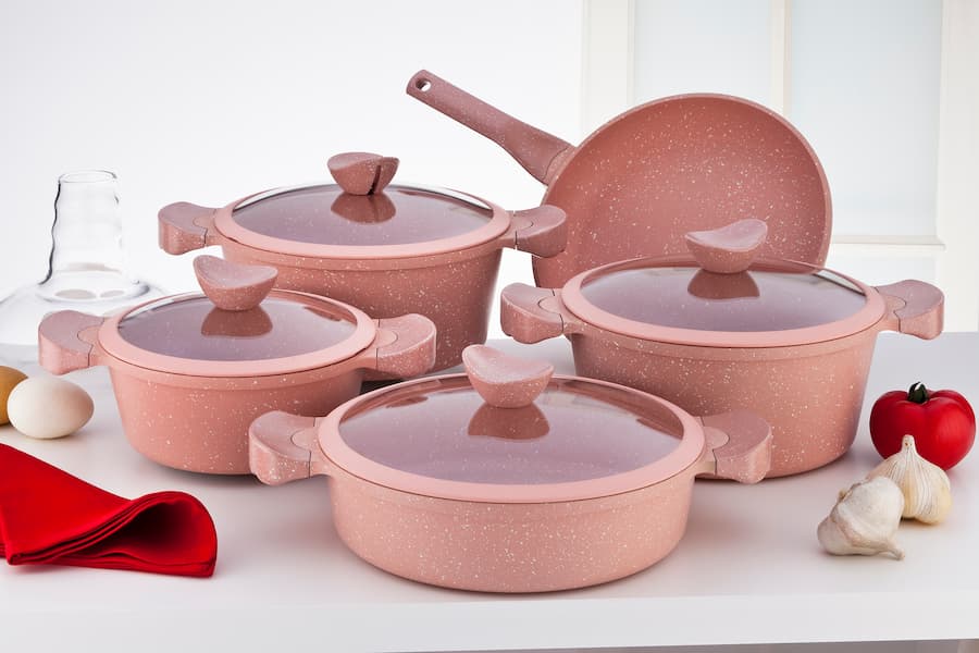 قابلمه گرانیتی رولکس Pot پخت بدون روغن مقاومت بالا برابر ضربه