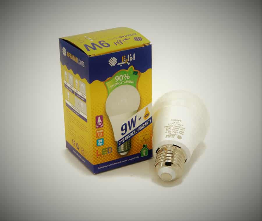 لامپ ال ای دی 50 وات افراتاب؛ اندازه بزرگ مختص محیط (باز بسته)