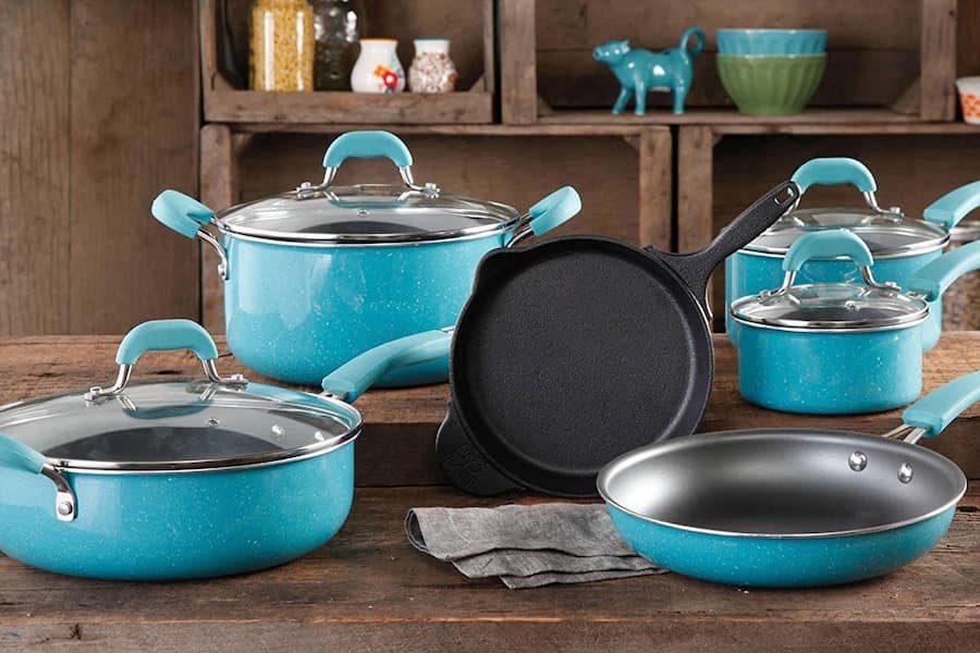 قابلمه گرانیتی 4 پارچه Granite pot آشپزخانه ضد حرارت ضربه خش