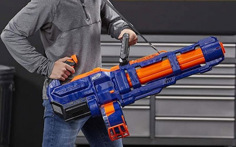 تفنگ تیربار اسباب بازی؛ جنس پلاستیکی الکتریکی Gun استحکام دوام بالا