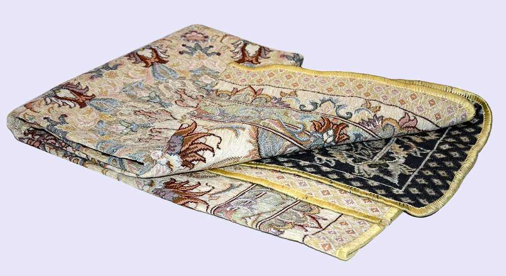 روفرشی زمرد باف یزد (کاور) مخملی 2 مدل برجسته ساده