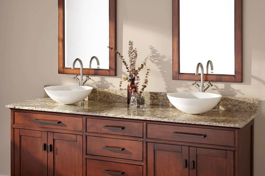 روشویی کابینتی در اهواز (دستشویی لگنی) چینی سنگی MDF