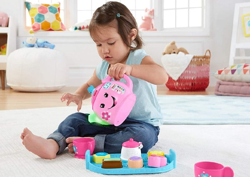 ست چایخوری اسباب بازی؛ فنجان قوری قندان + کودکان 3 تا 10 ساله