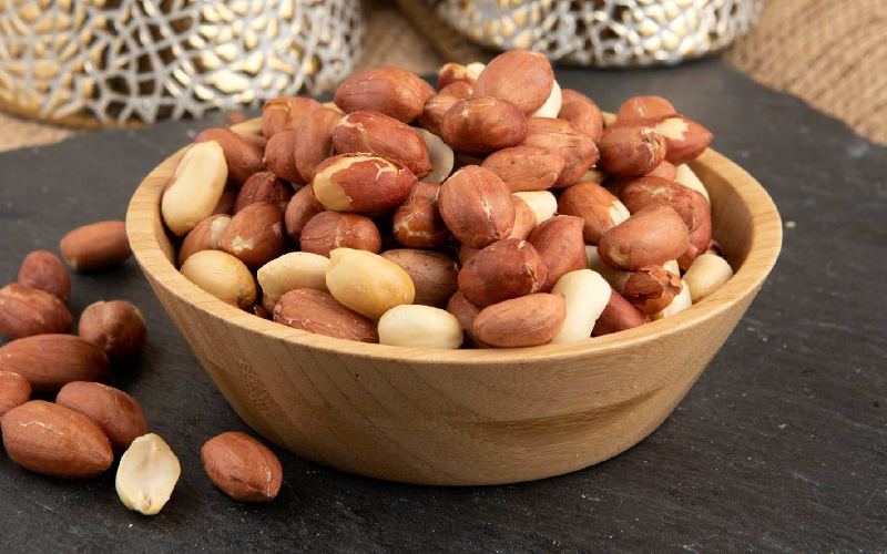 بادام زمینی کیلویی بدون پوست؛ خام بدون نمک بوداده نمکی طعم دار