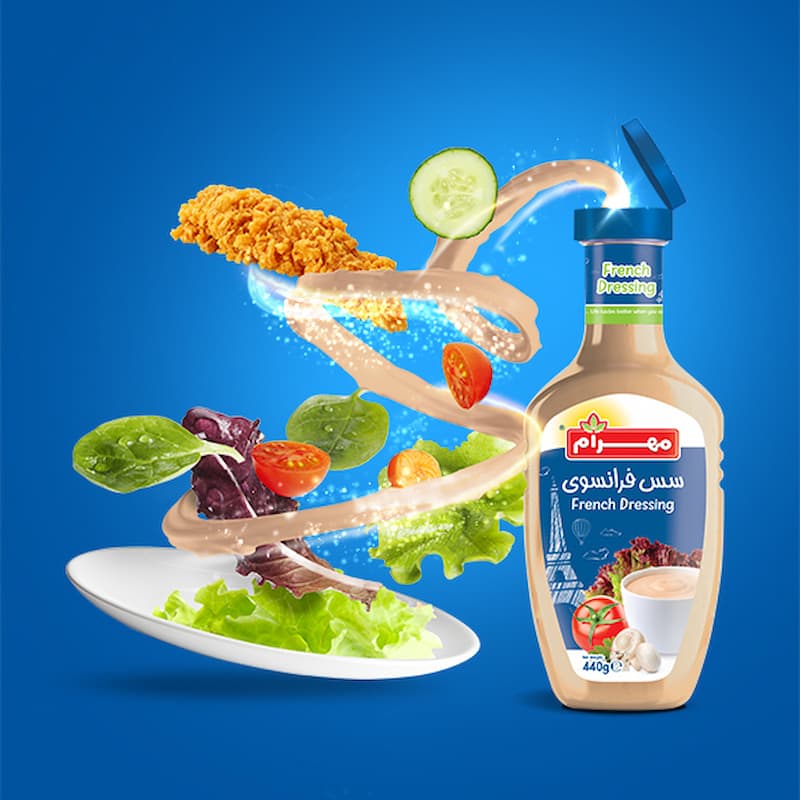 سس مهرام فرانسوی؛ تند شیرین قند پایین mayonnaise sauce