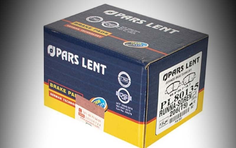 لنت ترمز پارس رانا Brake pad نیمه فلزی سرامیکی ایمن ماندگار