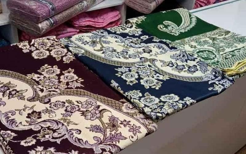 روفرشی سعید بافت یزد Cover مخمل ابریشم زرکدار (3 6 9 12 متری)