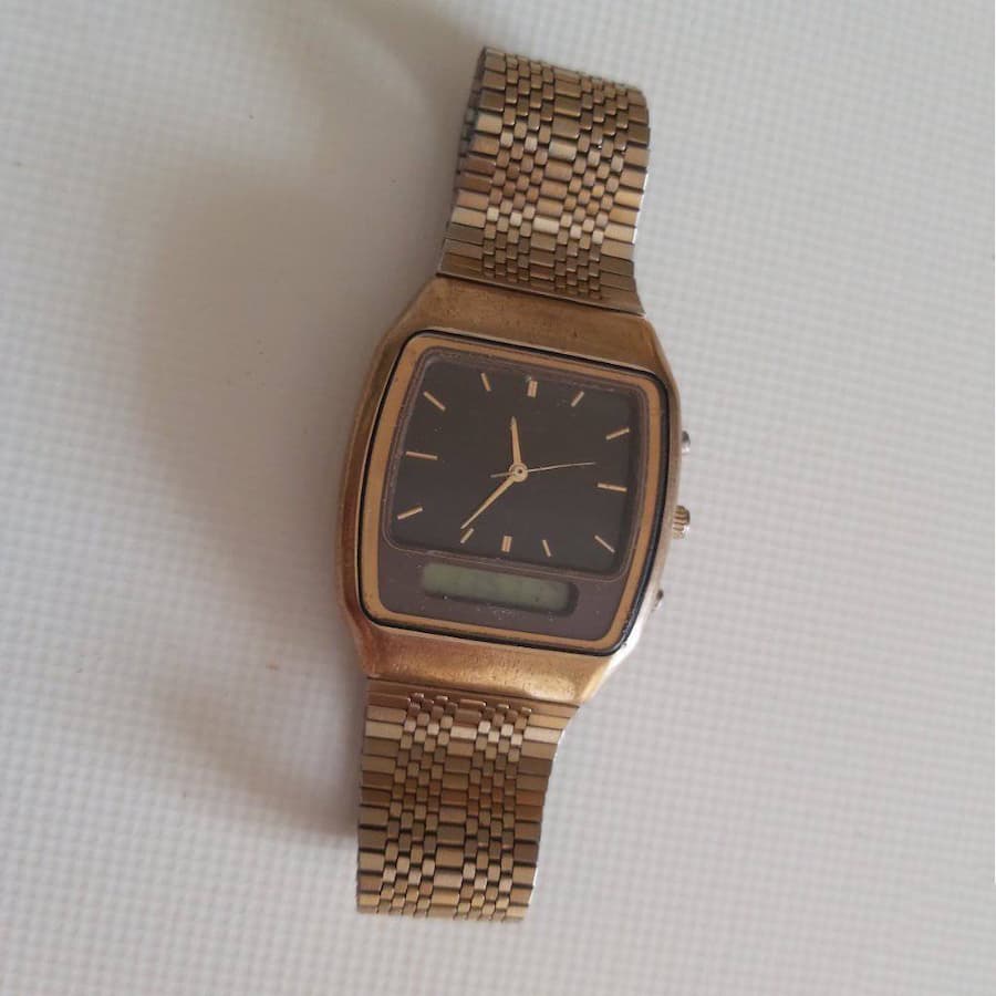 ساعت سیتیزن زنانه طلایی قدیمی Watch اتوماتیک مکانیکی