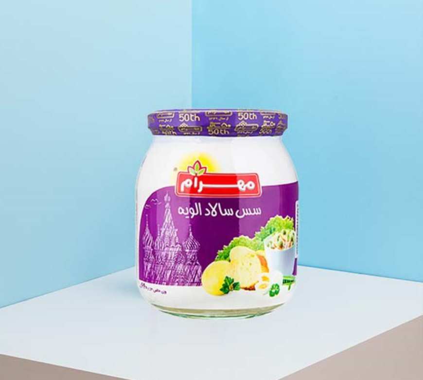 سس مهرام بزرگ Sauce غلیظ 3 ترکیب (زرده تخم مرغ روغن سرکه)