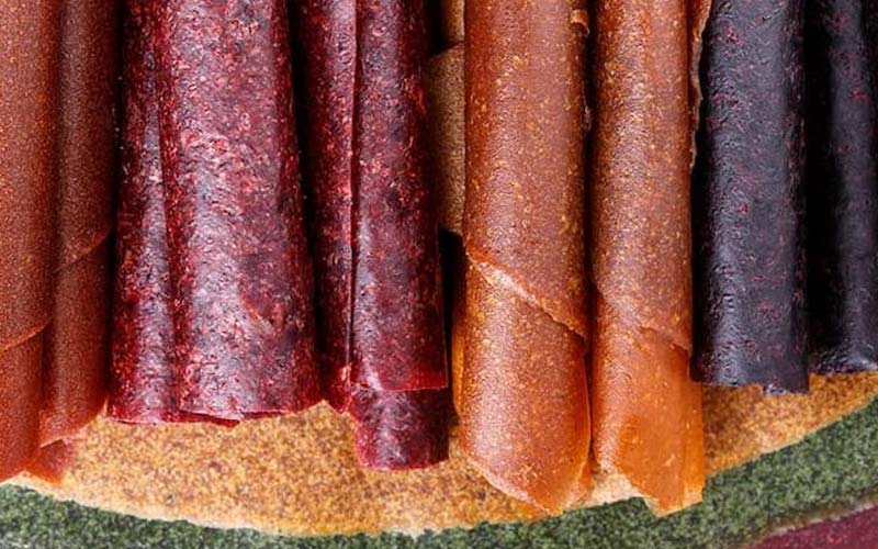 لواشک خانگی کیلویی؛ عصاره پخته شده سفت شده میوه ها ویتامین (A B) رفع کم خونی