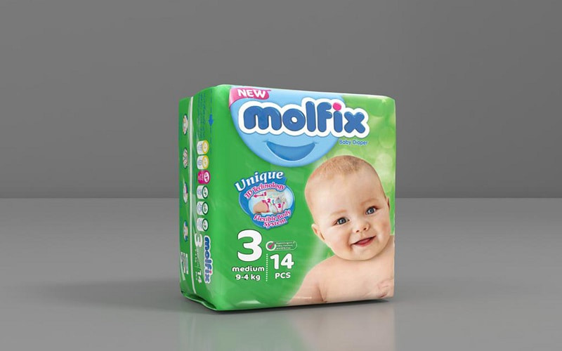 قیمت پوشک بچه مولفیکس