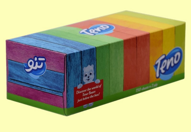 خرید مستقیم دستمال کاغذی تنو + قیمت فروش کارخانه