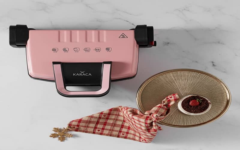 دستگاه گریل کاراجا؛ چند کاره کوچک مقاوم برابر حرارت