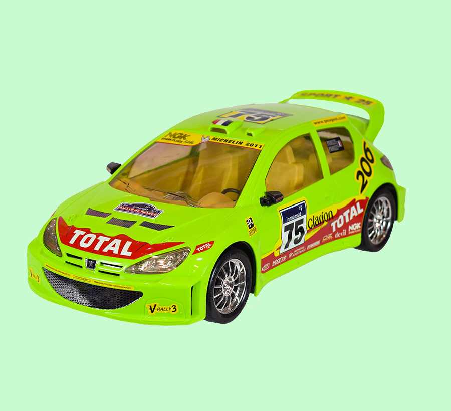 ماشین اسباب بازی پژو 206؛ فلزی پلاستیکی سبک کیفیت مرغوب