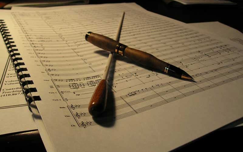 دفتر نت موسیقی؛ فنری 5 خط جلد مقاوم