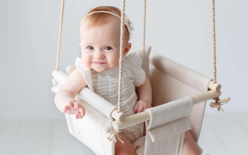 تاب ریلکسی نوزاد؛ حمل آسان قابل تنظیم 4 رنگ (صورتی سبز آبی سفید)