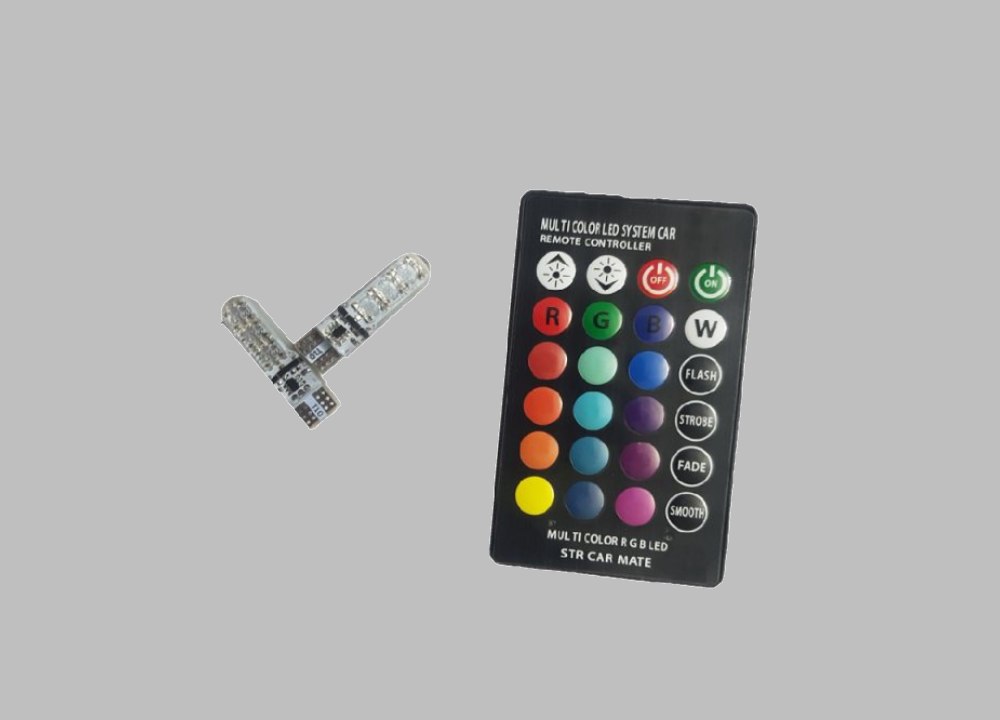 لامپ ال ای دی کنترلی خودرو LED lamp مقاوم 16 رنگ متنوع