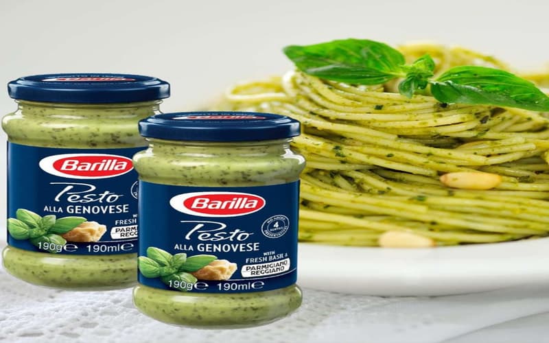 سس پستو باریلا؛ ترکیبات ریحان سیر روغن زیتون مناسب انواع غذا