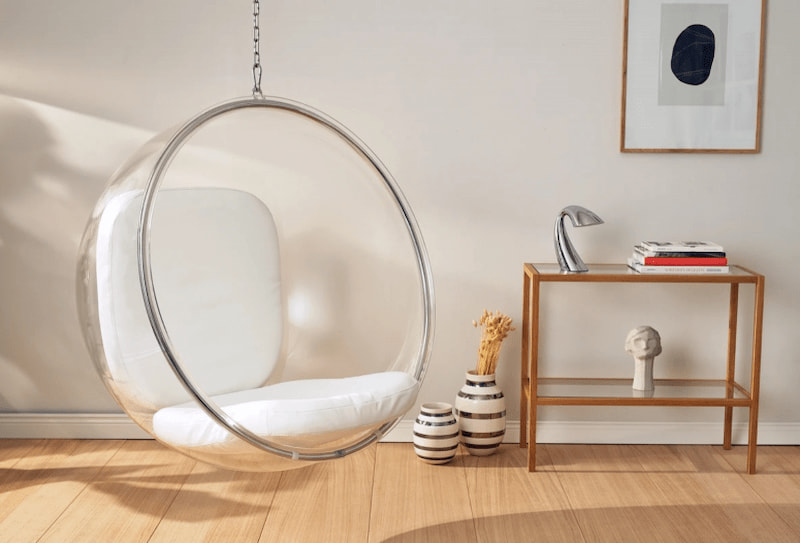 تاب ریلکسی شیشه ای؛ سقفی زمینی 3 کاربرد رفع خستگی مطالعه عکس گرفتن