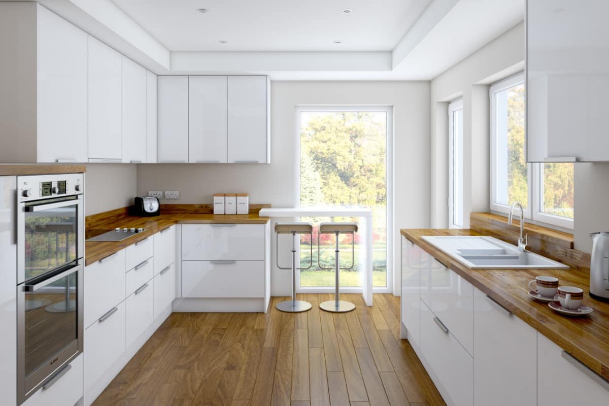 ام دی اف پاک چوب سفید؛ براق برجسته سوپر هایگلاس ضخامت 16 میلی متر