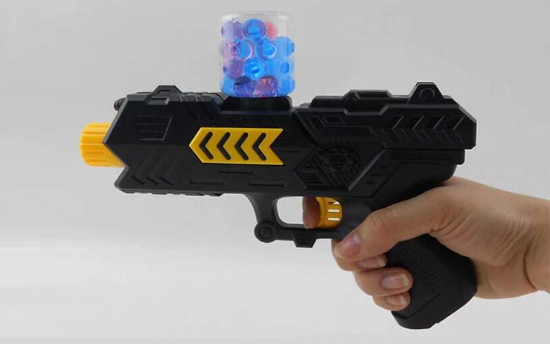 تفنگ پینت بال اسباب بازی؛ پرتاب گلوله رنگی ژلاتینی با هوای فشرده