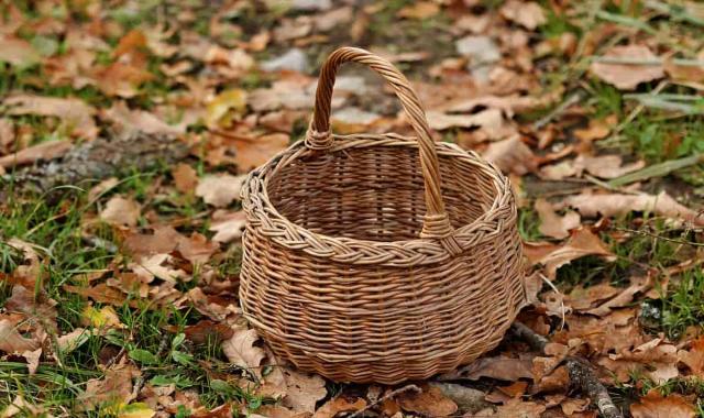 سبد حصیری گرد ؛ زیبا محکم جنس (چوب الیاف گیاهی و برگ درخت خرما) 5 استان تولید کننده