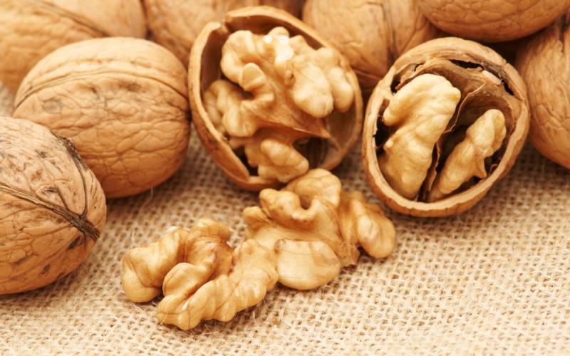 گردو رابر کرمان؛ مشخصات ظاهری پوست نازک بیضی دایره ای شکل