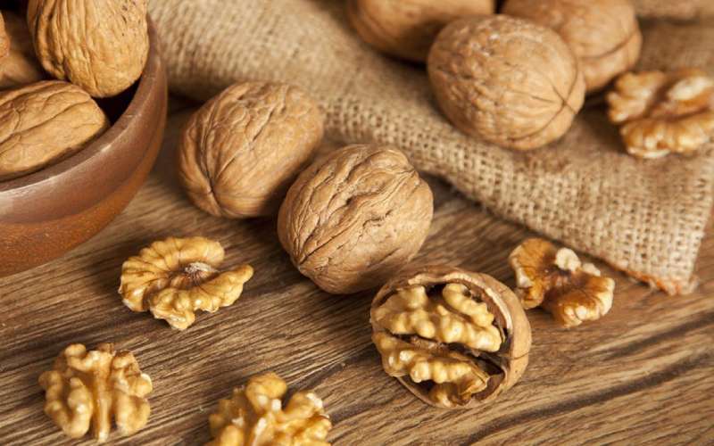 گردو کاغذی اعلا (پوست نازک) مغز زرد روغنی در 4 نوع (هارتلی شیلی تویسرکان دوولی هیبرید)