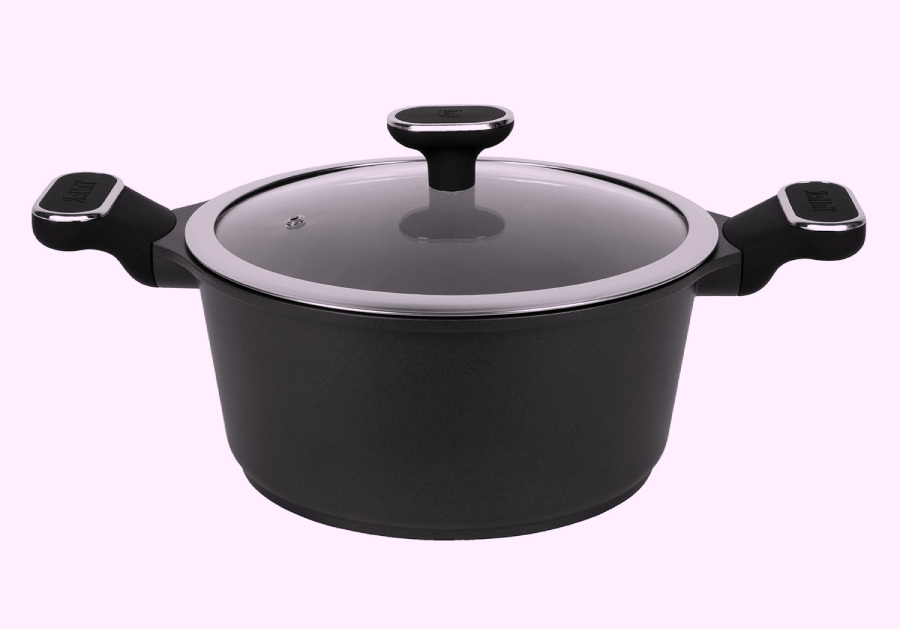 قابلمه چدن یونیک سایز 28؛ چین جنس گرانیت پیرکس اسپیرال