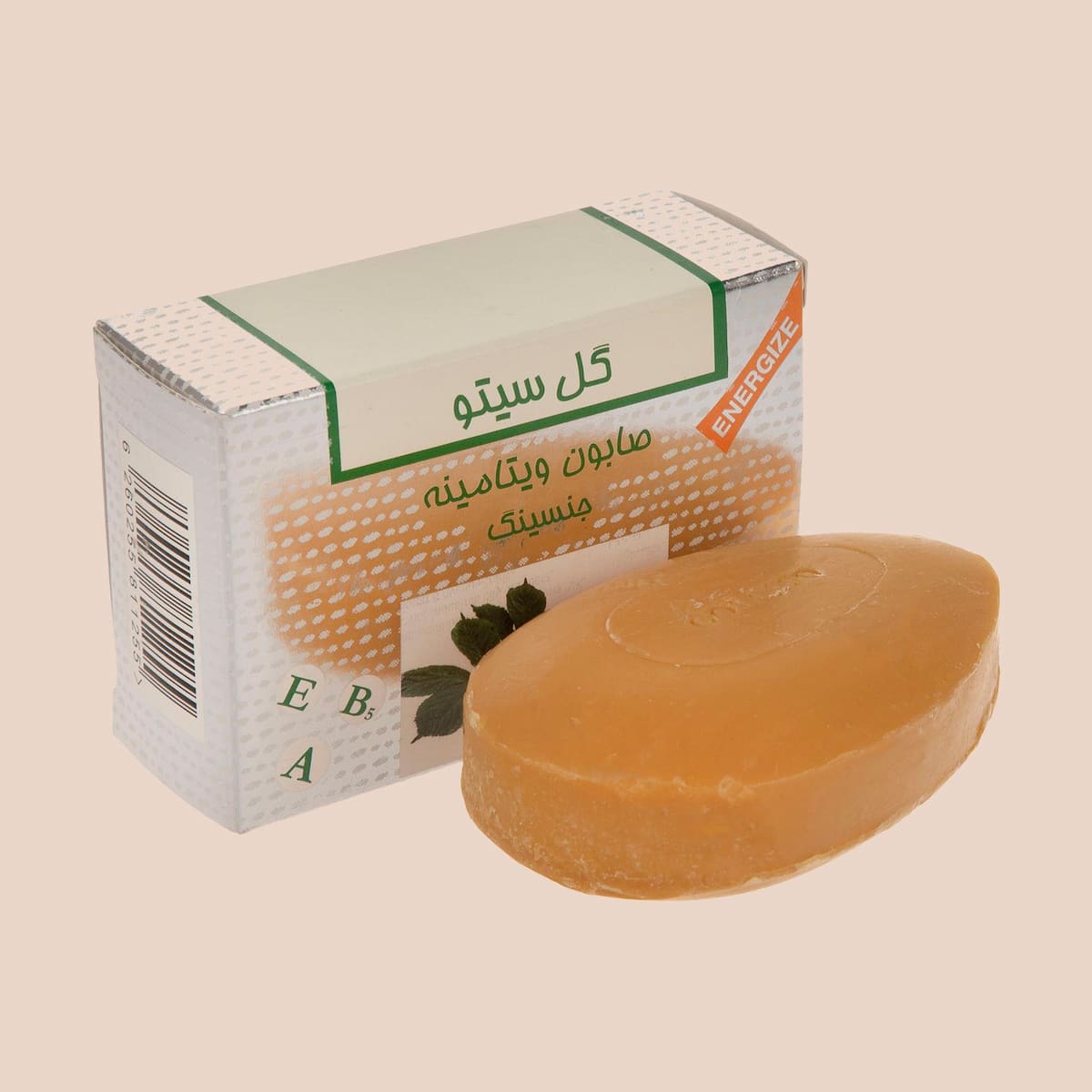 صابون ویتامینه جینسینگ گل سیتو (ترمیم و جوان سازی) 4 ویژگی روشن کننده پاک سازی شادابی پوست و رفع خطوط زیر چشم