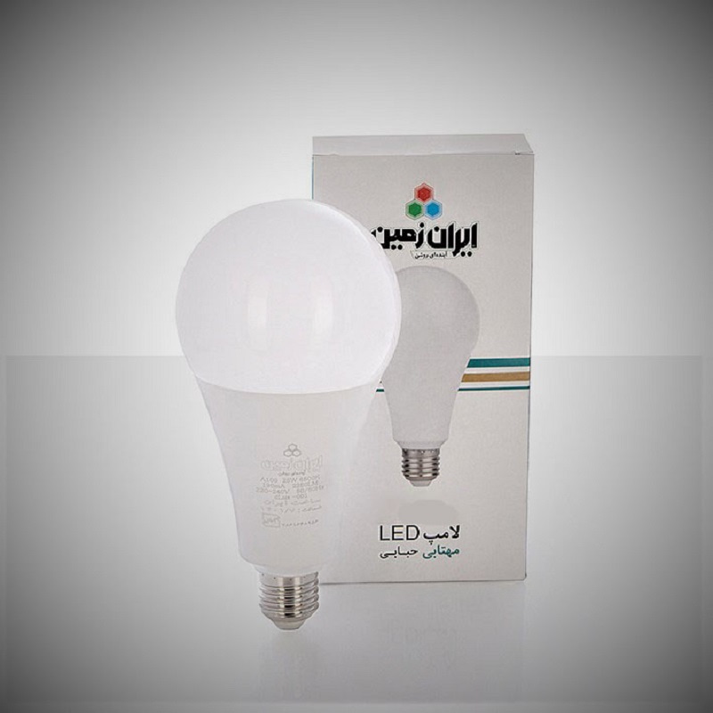 لامپ ال ای دی 18 وات ایران زمین؛ مهتابی آفتابی 2 مدل حبابی سفینه ای ماندگاری 15000 ساعت