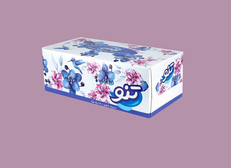 دستمال کاغذی تنو 250 برگ؛ ضد حساسیت دو لایه ضخیم قدرت جذب بالا