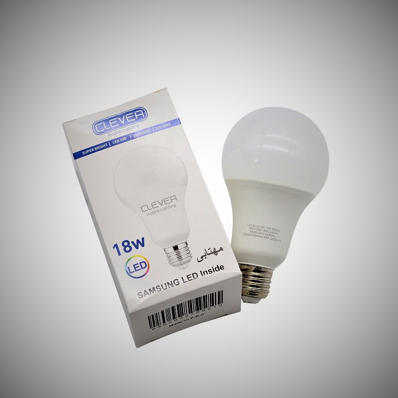 لامپ ال ای دی 9 وات کلور؛ حبابی شکل رنگبندی سفید زرد آبی قرمز بدون مواد سمی شیمیایی