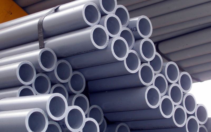 لوله پلیکا سایز 110؛ جداره ضخیم استقامت عالی رنگ سفید خاکستری