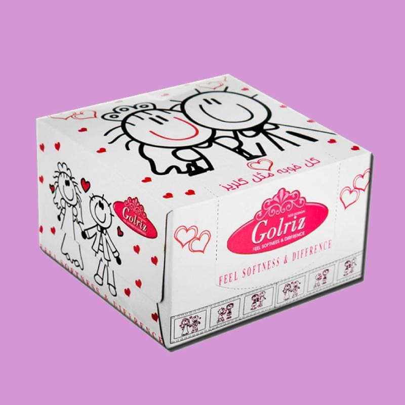 دستمال کاغذی گلریز ؛ مدل رولی بسته بندی نرم لطیف ( قدرت جذب بالا )