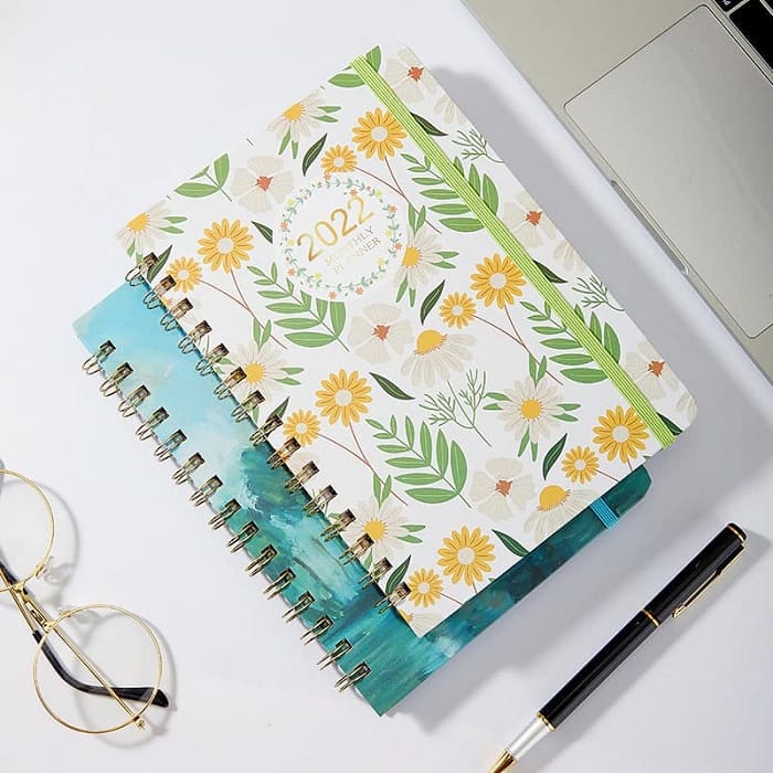 دفتر صد برگ فانتزی؛ بزرگ کوچک سیمی ساده 2 کاربرد کودکان نوجوانان