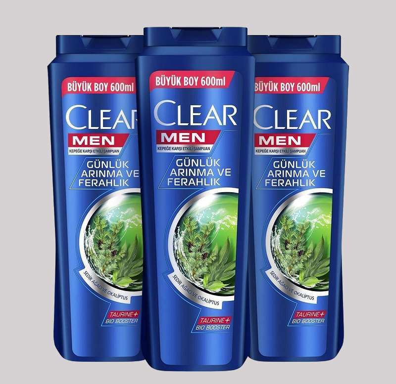 شامپو کلیر ترکیه (clear) 2 سایز بزرگ کوچک تقویت کننده مو مردان زنان