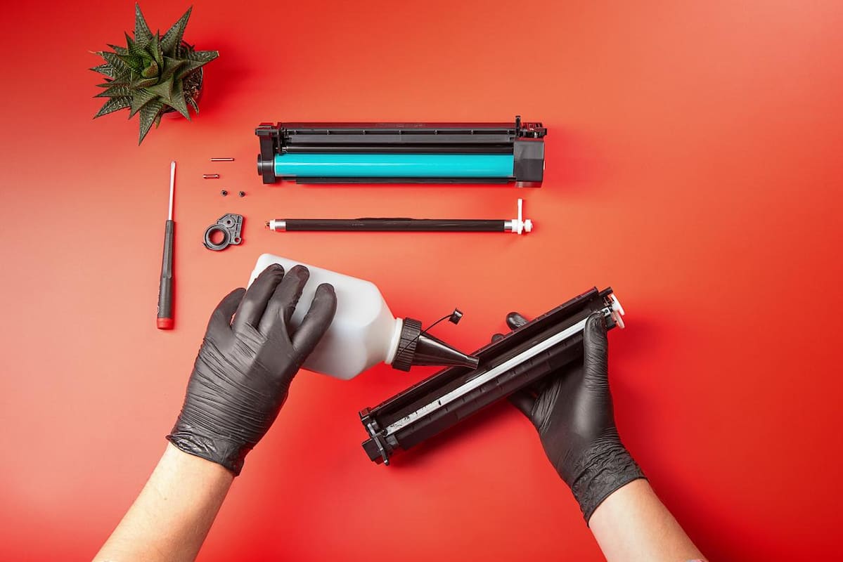 کارتریج دستگاه کپی ؛ رنگبندی زرد قرمز آبی سیاه 2 مدل لیزری جوهرافشان