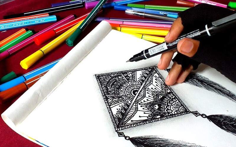 خودکار نوک نمدی استدلر؛ مقاوم Automatically مناسب طراحان + نقاشان