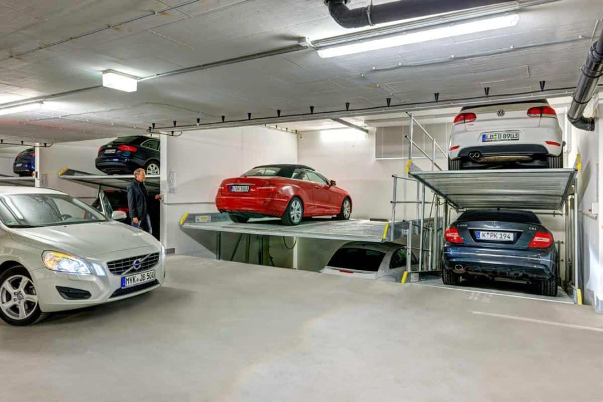 جک بالابر خودرو پارکینگ؛ فولادی 3 متر در 6 متر